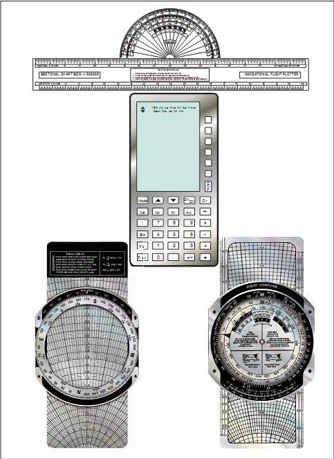 A picture of the computational and wind side of a common mechanical computer, an electronic computer, and 